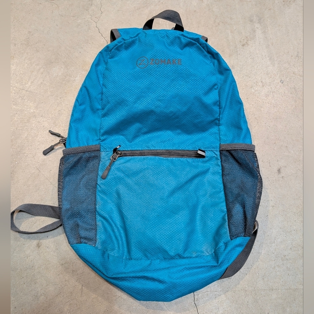 Zomake Joy Of Life Backpack Blue Unisex Nylon